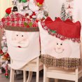 thumbnail image 3 of Injueey Funda navideña para silla, accesorios, funda de asiento, adorno para el hogar, restaurante, Hotel, sillas DIY, fundas traseras, ropa de cama, Kits de decoración para fiestas Tipo 2 Injueey HA069922-02, 3 of 6