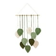 thumbnail image 1 of Tapiz de Macramé Macarena con Hojas Tejido a Mano 15,75 pulgadas x Verde, 1 of 8