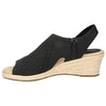 thumbnail image 3 of Easy Street Serena Women's Espadrille Wedge Sandals Color: Sand Size: 11, 3 of 5