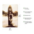 thumbnail image 2 of Duke Kahanamoku - Famous Hawaiian Surfer and Olympic Gold Medalist - Vintage B&W Historical Photograph c.1915 - 8 x 12 inch Vintage Metal Tin Sign, 2 of 4