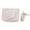 White, variant on YAHHU PU Camera Case Shockproof Protective Small Camera Bag with Shoulder Strap for Outdoor Photography, Compact Dimensions 6.3x5.9x3.9 inches / 16x15x10 cm, White