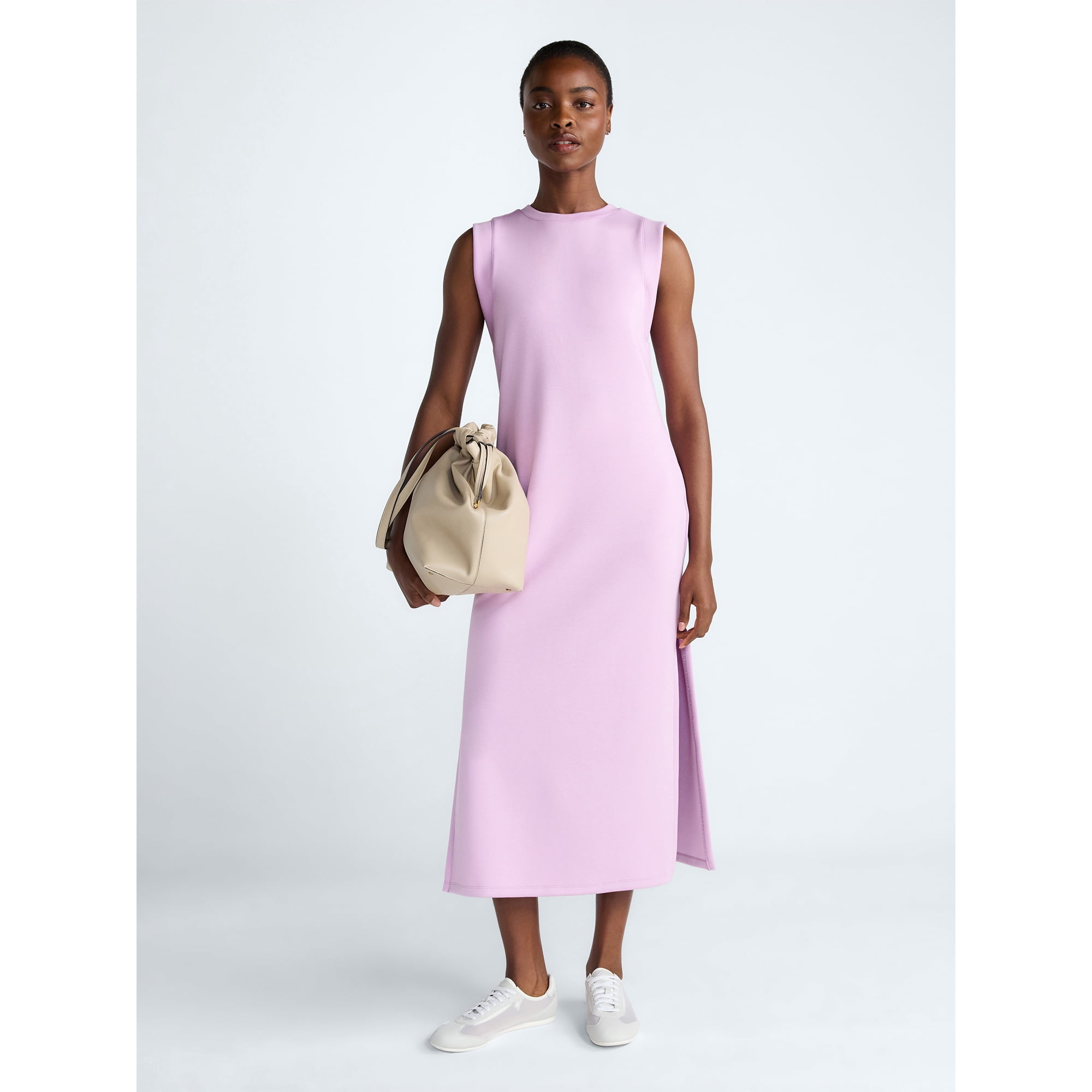 Scoop Women's and Women's Plus Ultimate Scubaknit Sleeveless Maxi Dress, Sizes XS-4X
