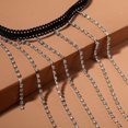 thumbnail image 5 of Crystal Rhinestone Leg Chain - Adjustable Gold Tassel Body Jewelry for Women and Girls, 5 of 5