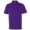 thumbnail image 1 of RTXtra - Polo clasico de manga corta de punto pique para hombre/caballero - Verano/ Vacaciones/ Deporte (Púrpura), 1 of 1