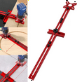 thumbnail image 1 of 3-in-1 Router Milling Groove Bracket,9-61cm Radius Router Circle Cutting Jig,Aluminum Cabinet Hardware Jig for Woodwork, 1 of 5