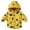 Yellow, variant on Esaierr Winter Kids Toddler down Cotton Jacket Baby Boys Girls Hooded Puffer Coats Flower Cloth Autumn Winter Thick Warm Outerwear 1-10Y