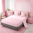 thumbnail image 5 of Erosebridal Aztec Aesthetic Bedding Comforter Set, Pink Full Bedding Set, Pink Reversible 7 Pieces, 5 of 6