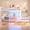 White Pink, variant on Bunk Bed Twin over Twin with Desk, 6 Storage Drawers & Charging Station, Metal Bunk Bed with RGB Lights, Guardrail & 10-Pocket Organizer, Grey