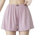 thumbnail image 2 of JUSLIO Panties for Women Comfortable Boxer Briefs Mid waist Butt Lifting Soft Underwear Pink XXL, 2 of 3