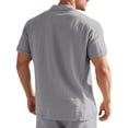 thumbnail image 4 of pstuiky camisetas para hombre, Camiseta informal de manga corta para hombre, estilo deportivo, color liso, para fitness ropa de hombre xxxl, 4 of 9