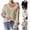 Beige, variant on Sakmal Cozy Ladies Sweaters Beige V Neck Graphic Loose Women Sweaters L