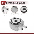 thumbnail image 4 of Unique Bargains Engine Oil Cooler No.264102G100 Transmission Oil Cooler for Hyundai Santa Fe 10-12 Aluminum Alloy 1 Pc, 4 of 7