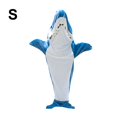 thumbnail image 1 of Saco de dormir de franela para adultos, manta de tiro de tiburón, mono de Animal, súper suave y acogedor, Sudadera con capucha de cola de Animal de gran tamaño para calentar Fivean unisex, 1 of 2