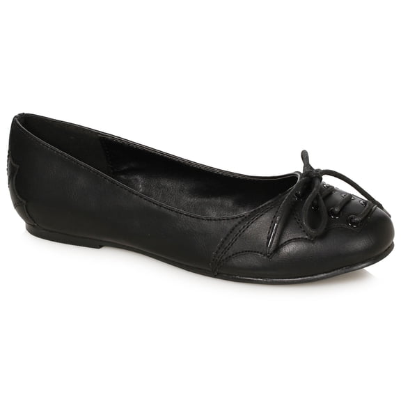 Batty Black Vampire Flat Adult Womens Costume Shoes size 10