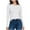White, variant on Lenpel Thermal Shirts for Women Soft Casual Long Sleeve Crew Neck Fleece Lined Base Layer Tops Fall Winter Undershirts(White,X-Large)