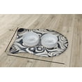 thumbnail image 2 of Simply Daisy Bohemian Flower Fish Shape Pet Feeding Mat for Cats, 2 of 3