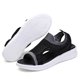 thumbnail image 5 of Las mujeres punta abierta transpirable comodidad ahueca hacia fuera Casual cuñas zapatos de malla sandalias Wmkox8yii nm10885, 5 of 9