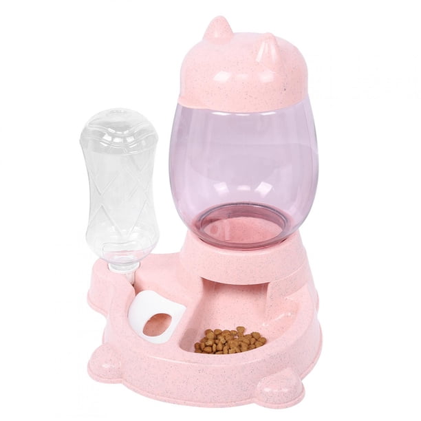 Dispensador de Alimentos, Auto 2 en 1 Alimentador de Alimentos Autictos, Autodescencia para Gato para Perros
