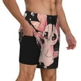 thumbnail image 2 of Gaeub Cute Axolotl Sakura Blossoms B Print Mens Swim Trunks with Compression Liner,Board Shorts Quick Dry,Beach Swimwear with Pockets-XX-Large, 2 of 6