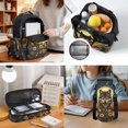 thumbnail image 5 of Pzuqiu Sunflower Wolf Kids Backpack for School Boys 8-12 School Backpacks Sets with Lunch Bag Pencil Case Water Bottle Holder 4 pcs Travel Bookpack with Shoulder Strap for Kids 8-12, 5 of 7