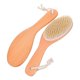 thumbnail image 2 of Exfoliating Bath Brush with Ergonomic Wooden Handle Soft Bristle Scrubber for Gentle Skin Cleansing, Portable Shower Tool for Men and Women, 2 of 4
