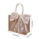 thumbnail image 3 of Bolsa De Tela De Lino Preencogida Bolsa De Regalo De Lino Con Asas, De Lona Beige, Para Regalos De Navidad, Dulces Y Decoraciones Navideñas, 22x10x17cm Rkxzt, 3 of 8