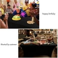 thumbnail image 4 of LINKPAL 2 Packs Stretch Spandex Tablecloth 6ft Fitted Rectangular Stretchable Elastic White Table Cover Fitted Washable Tablecloth for Wedding Party Exhibitions Cocktail Bar Patio Craft Table Cover, 4 of 4