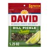 DAVID Jumbo Sunflower Seeds, Dill Pickle Flavor, Father's Day Baseball Snack for Dad, 5.25 oz.