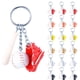 thumbnail image 2 of Mini llaveros de béisbol, tres piezas, guantes de béisbol, llavero de bate de madera, llavero deportivo de béisbol para llaves de auto, decoración de mochila, recuerdo de atletas, recuerdos de, 2 of 6