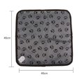 thumbnail image 2 of Almohadilla eléctrica para mascotas, regalos de invierno, estampado de pata, 110V, enchufe de EE. UU. para interiores y exteriores, 2 of 6