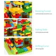 thumbnail image 3 of Graflsoa 168-Piece Marble Run Building Blocks for Kids - Safe, Non-Toxic ABS Material, Enhances Creativity & Coordination, Includes 4 Balls & Baseboard, 3 of 6
