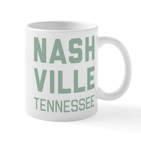 CafePress - Nashville Tennessee - 11 oz Ceramic Mug - Novelty Coffee Tea Cup