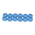 thumbnail image 4 of 12 Pcs Plastic Binding Rings 10mm Portable DIY T Type Mushroom Hole Pack Plastic Binder Ring Accessories RingLight Blue, 4 of 5