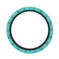 thumbnail image 1 of Balery Turquoise Wooden2 Fundas elásticas antideslizantes para volante, funda protectora universal para hombre y mujer, 15 pulgadas, accesorios para coche., 1 of 6