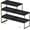 3packs/Large/Black, variant on Adjustable Stackable Storage Shelf Organizer - Expandable Wire Rack with Perforations for Kitchen, Pantry, Bathroom, Cabinet & Office-Compact, Durable & Sturdy (1PACK/Large/White)
