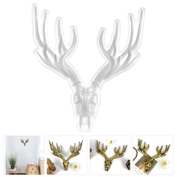 BESTOYARD Silicone Antler Casting Mold, White, Smooth Interior for Easy Demolding