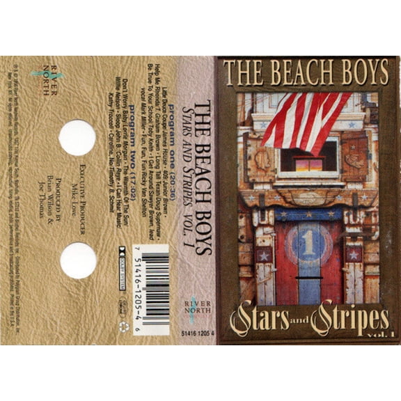 The Beach Boys - Stars And Stripes Vol. 1 (Cassette) (Mint (M))