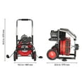 thumbnail image 6 of VEVOR Drain Cleaner Machine 100FT x 3/8 Inch, Auto Feed Sewer Snake Auger on Wheels, 370W Portable Drain Cleaning Machine with 8 Cutters & Air-activated Foot Switch for 2" to 4" Pipes, 6 of 9