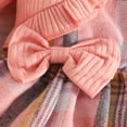 thumbnail image 5 of OJSFQUFP Girls Comfortable and Breathable Dress Fashionable and Casual Checkered Print Dress, 5 of 6