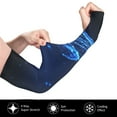 thumbnail image 3 of Goofa Futuristic Book Knowledge Pattern UV Sun Protection Arm Sleeves, UPF 50 Sports Cooling Arm Compression Sleeves for Men Women Teenager, 3 of 8