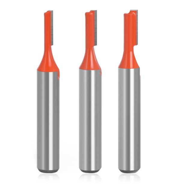 Broca de enrutador recta con punta de carburo, herramienta de perforación con punta de clavo para un procesamiento preciso de la madera, alta precisión y rendimiento de corte suave, perfecta para
