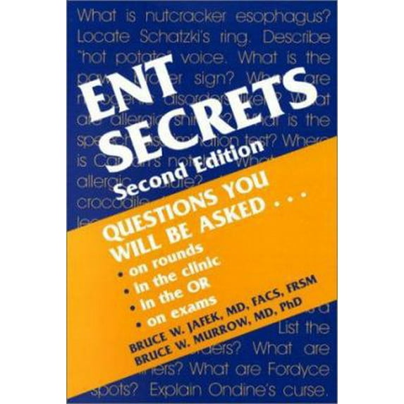Pre-Owned ENT Secrets (Paperback) 1560534737 9781560534730