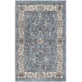 thumbnail image 2 of Rugs.com Eco Traditional Collection Rug – 2' x 3' Harbor Blue Medium Rug Perfect For Entryways, Kitchens, Breakfast Nooks, Accent Pieces, 2 of 9