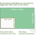 thumbnail image 3 of The Eye Doctor Tea Tree Oil Eyelid Wipes x80- - Eyelid Wipes For Blepharitis, MGD, Dry Eye & Demodex - Eyelid Cleanser - Lid Scrub For Eyes - Eyelid Scrub, 3 of 9