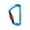 Sky Blue, variant on Heavy Duty Aluminum D-Ring Carabiner with Screw Sleeve Auto-Lock, Professional 30KN Safety Buckle for Rock Climbing Mountaineering and Outdoor Adventure Gear. Gray
