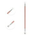 thumbnail image 3 of Unique Bargains 1pc Portable Double-Headed Pimple Extractor Tool Rose Gold Tone, 3 of 6