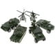 thumbnail image 5 of Juguetes de vehículos militares Hugo 6 piezas coches de juguete helicópteros, 5 of 10