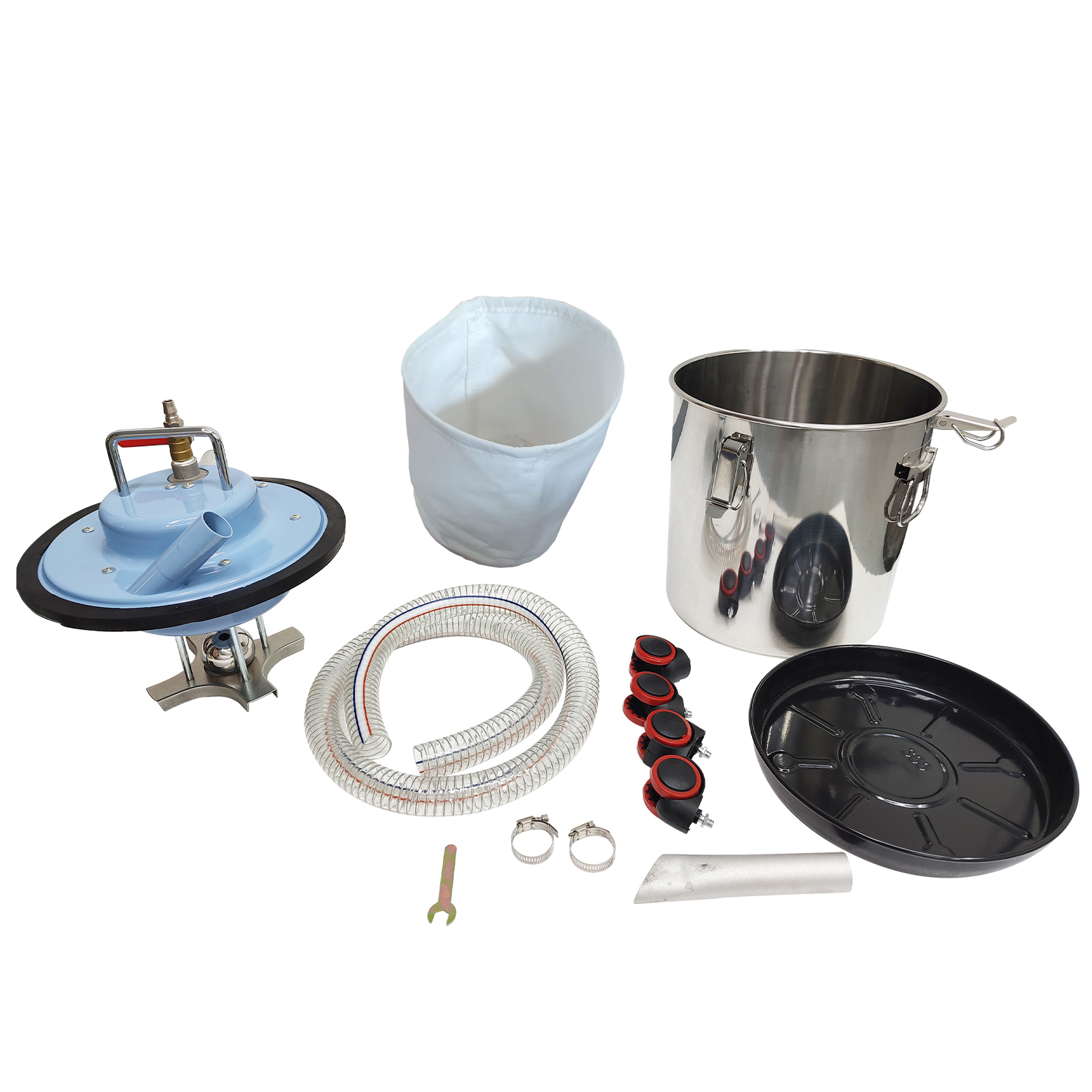 5 Gallon Pneumatic Vacuum Industrial Vacuum Cleaner with Dust Collection Bag Wet Dry Vacuum Cleaner