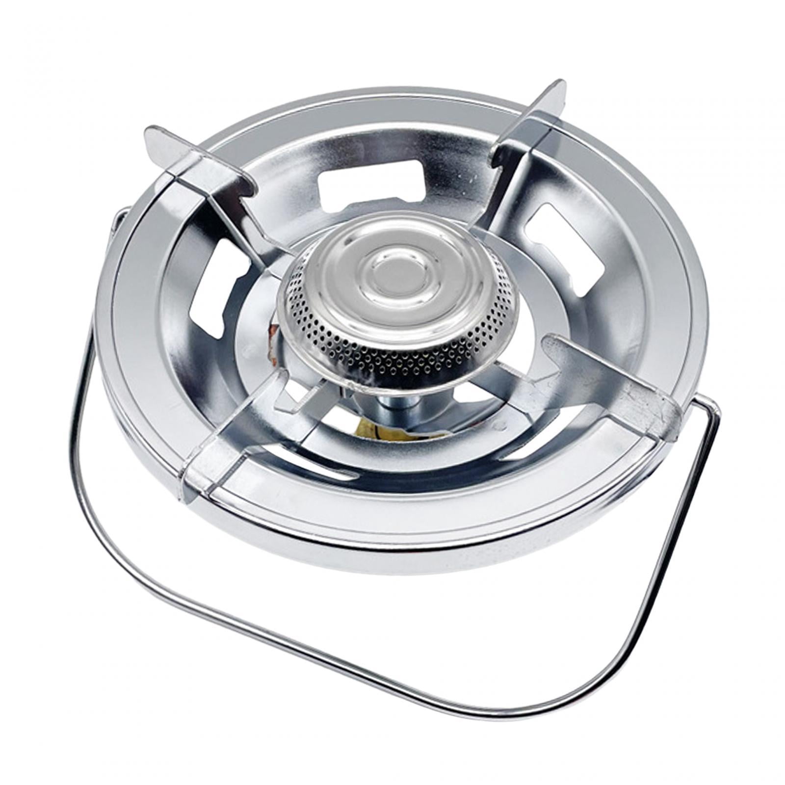 Wswqop Cooker Top Camping Gas Stove Furnace Adaptor Camp Stove Portable Easy to Install 21cm