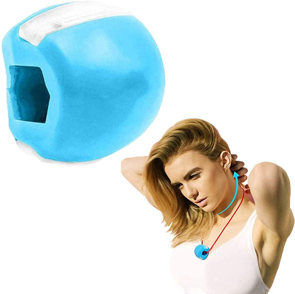 Details about   Jawzrsize Jaw Line Exercise Ball Mouth Muscle Training Fitness Neck Tone Suit B 